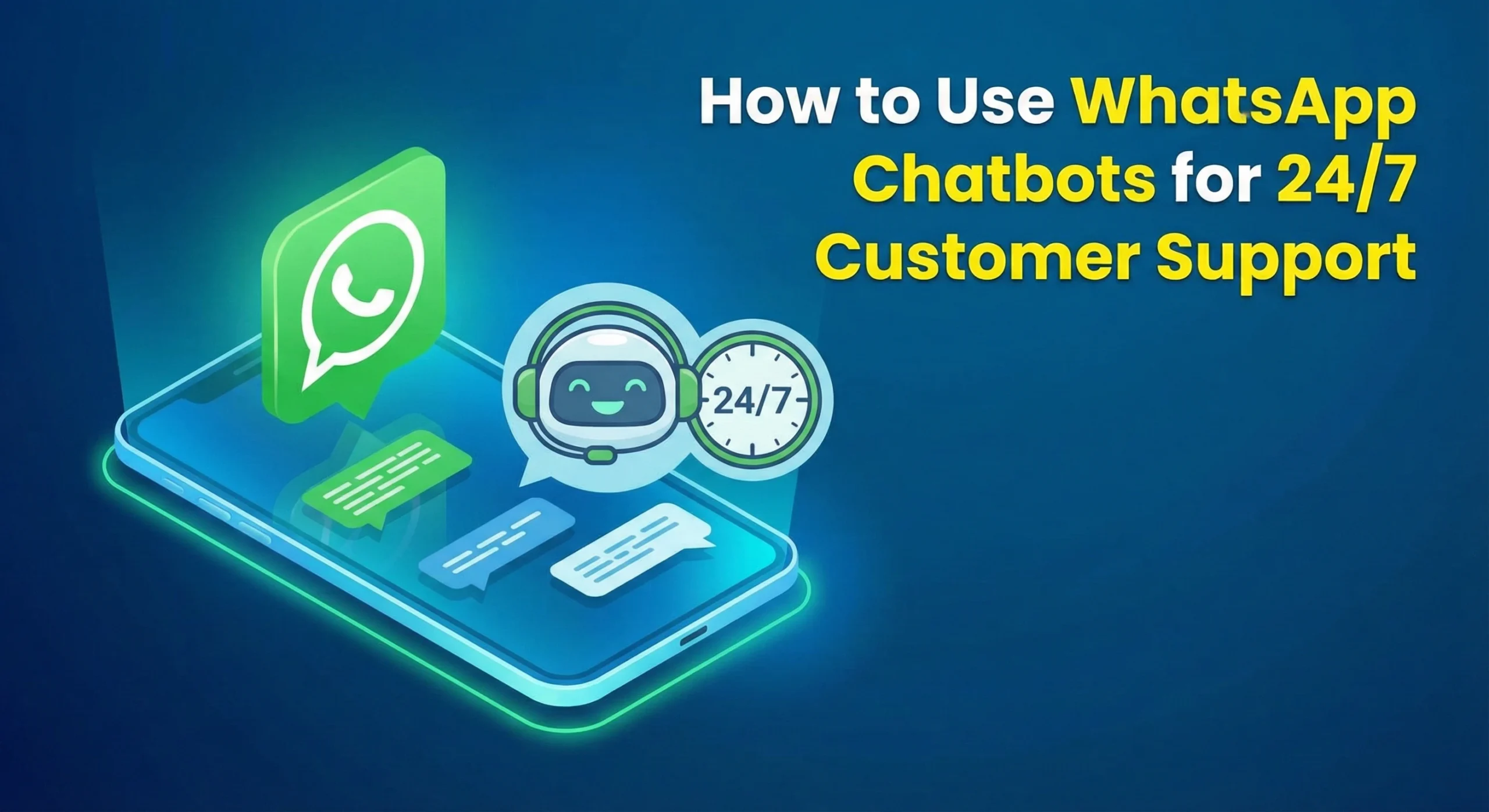 How to Use WhatsApp Chatbots for 24/7 Customer Support