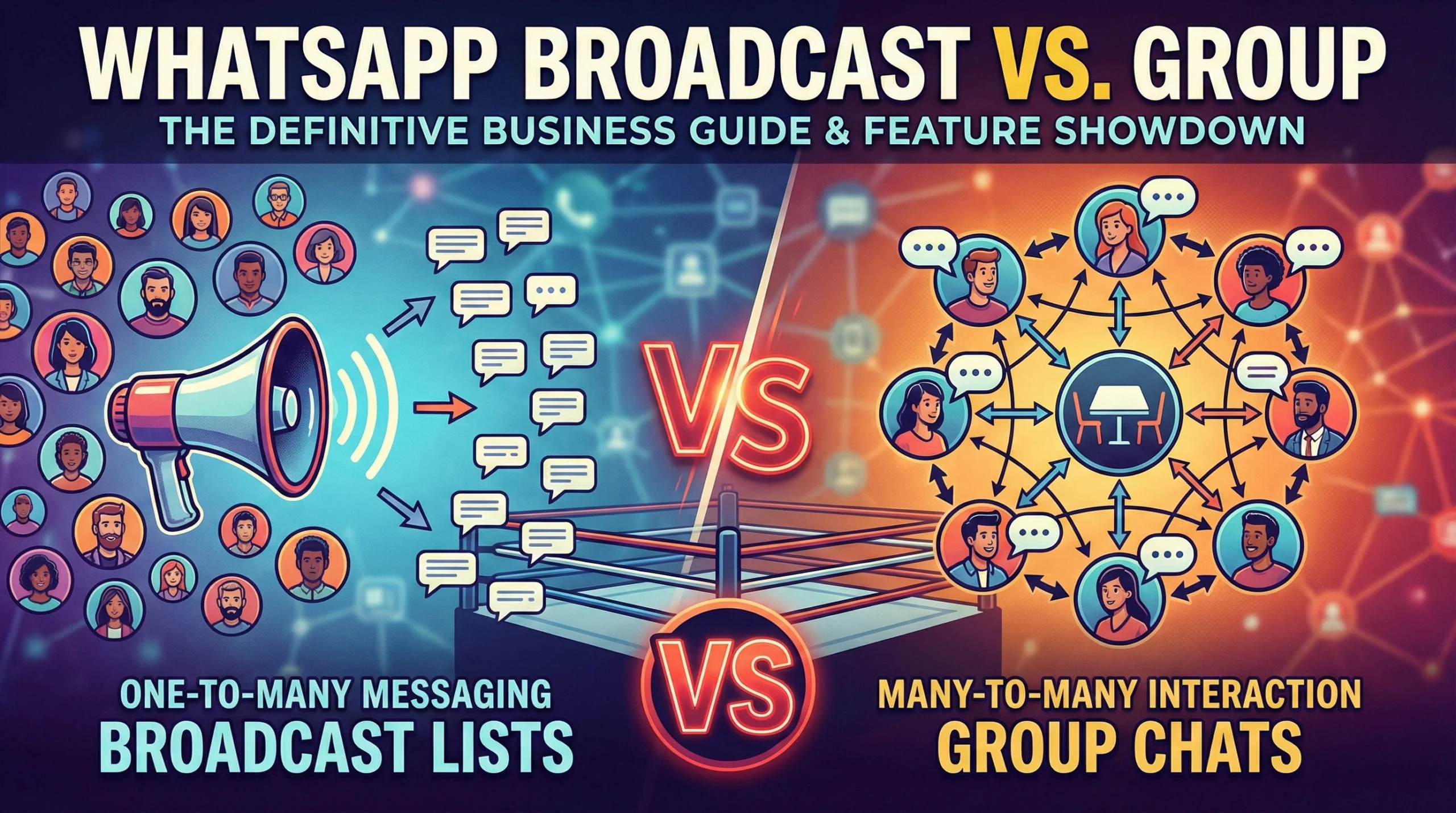 WhatsApp Broadcast vs. Group: The Definitive Business Guide & Feature Showdown