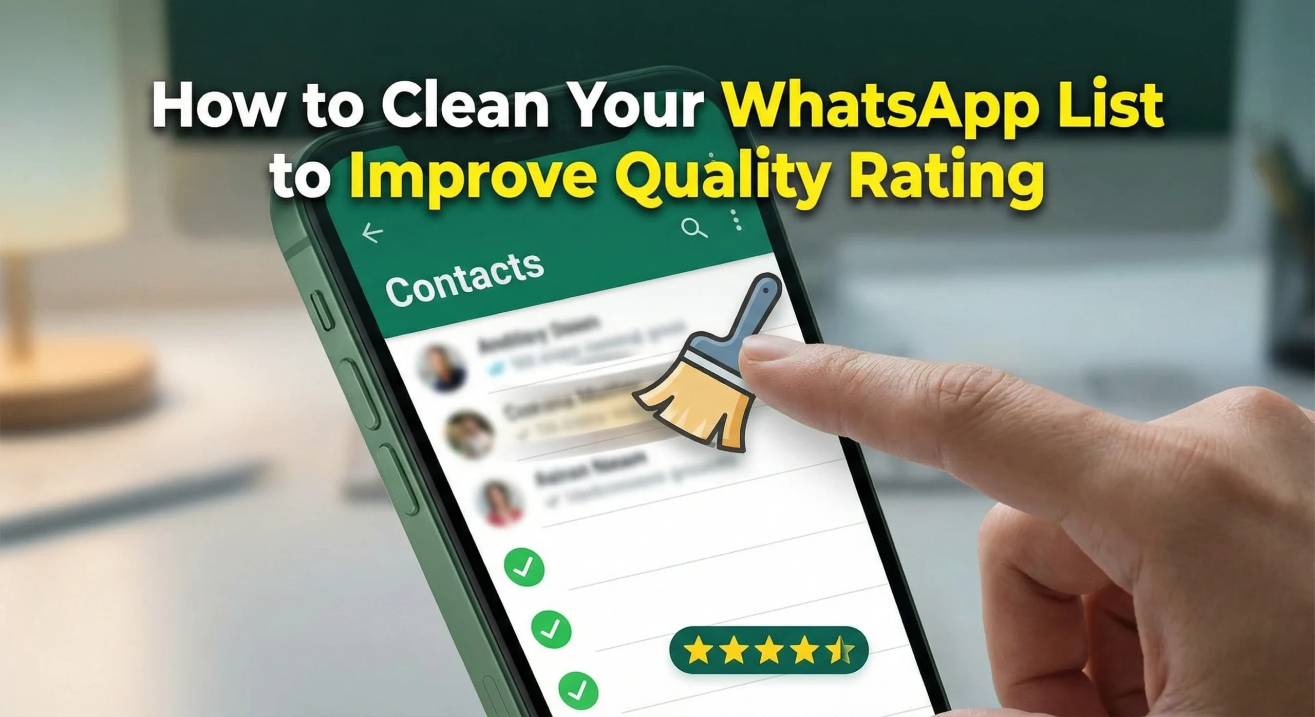 How to Clean Your WhatsApp List to Improve Quality Rating