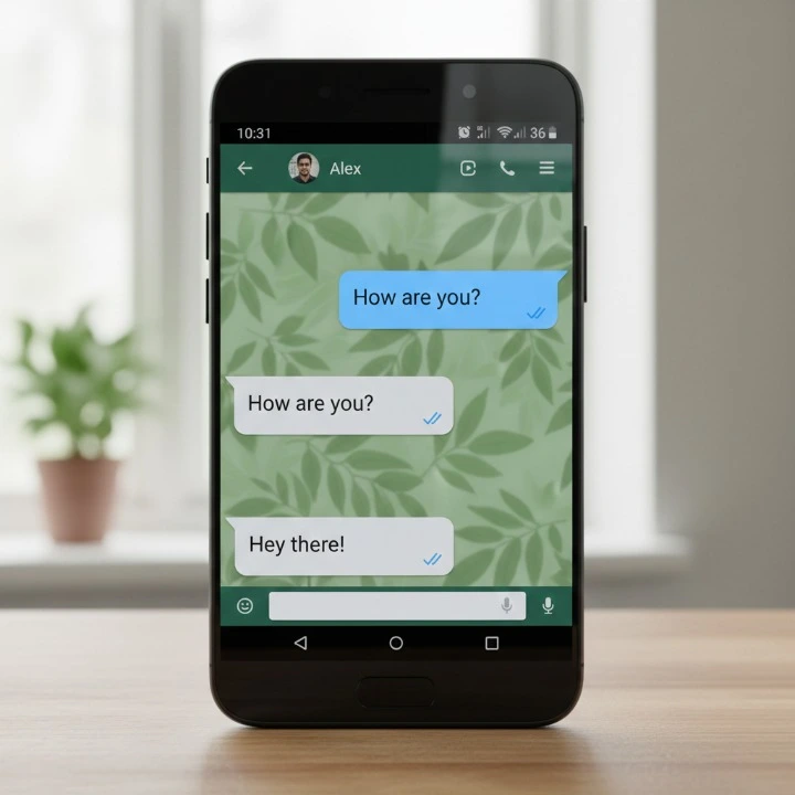 whatsapp blue
