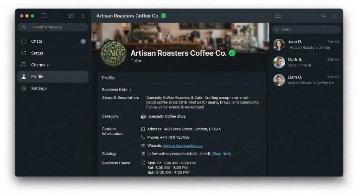 whatsapp web business