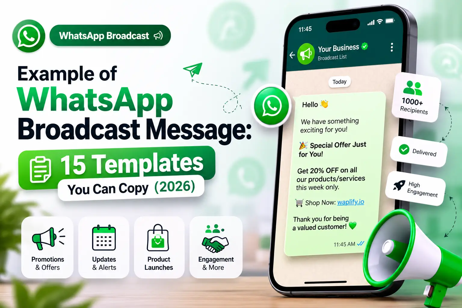 Example of WhatsApp Broadcast Message: 15 Templates You Can Copy (2026)