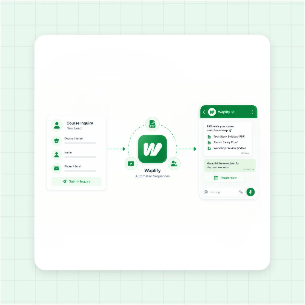 Automated Coding Bootcamp Free Trial and Career Lead Conversion Flow
