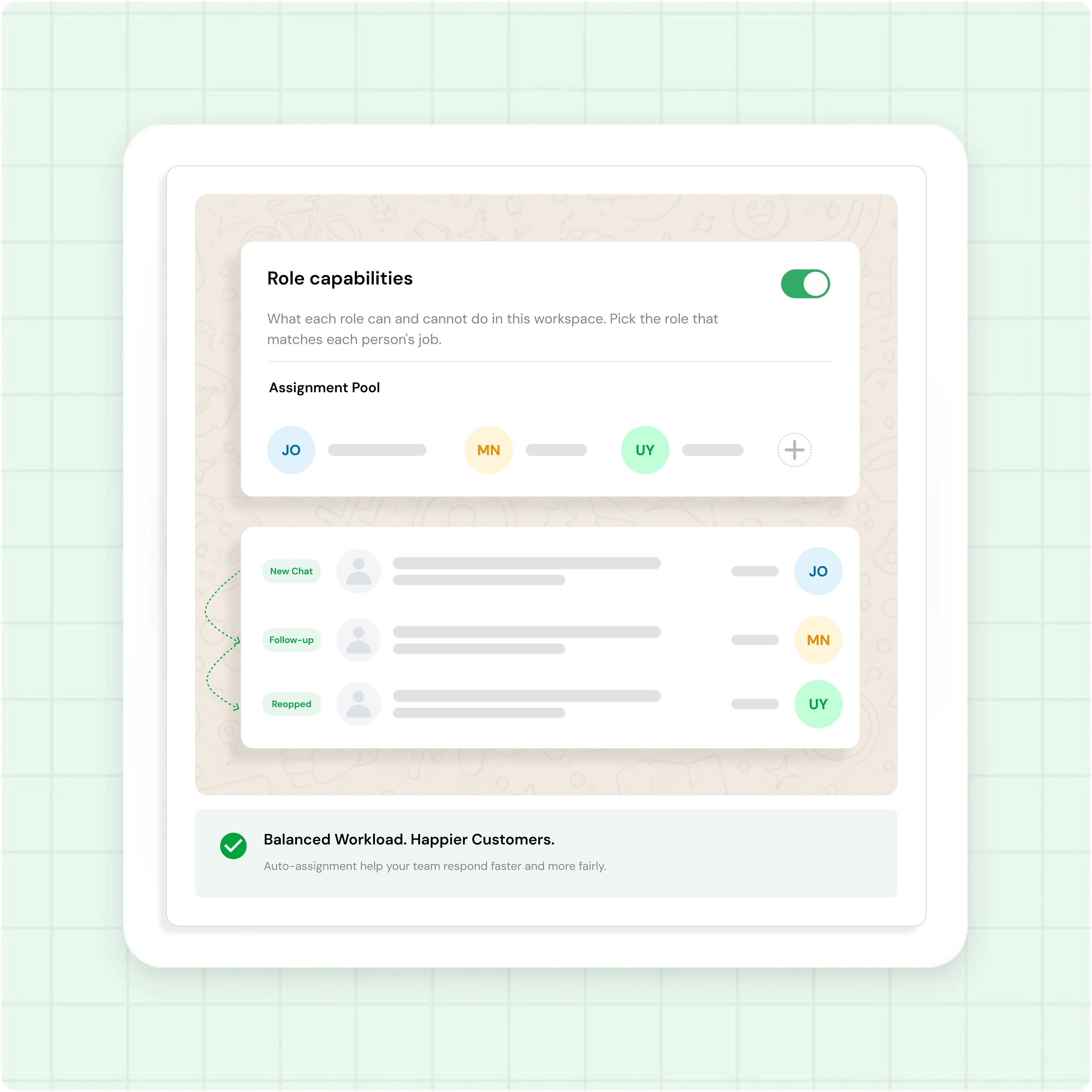 Share new chats automatically