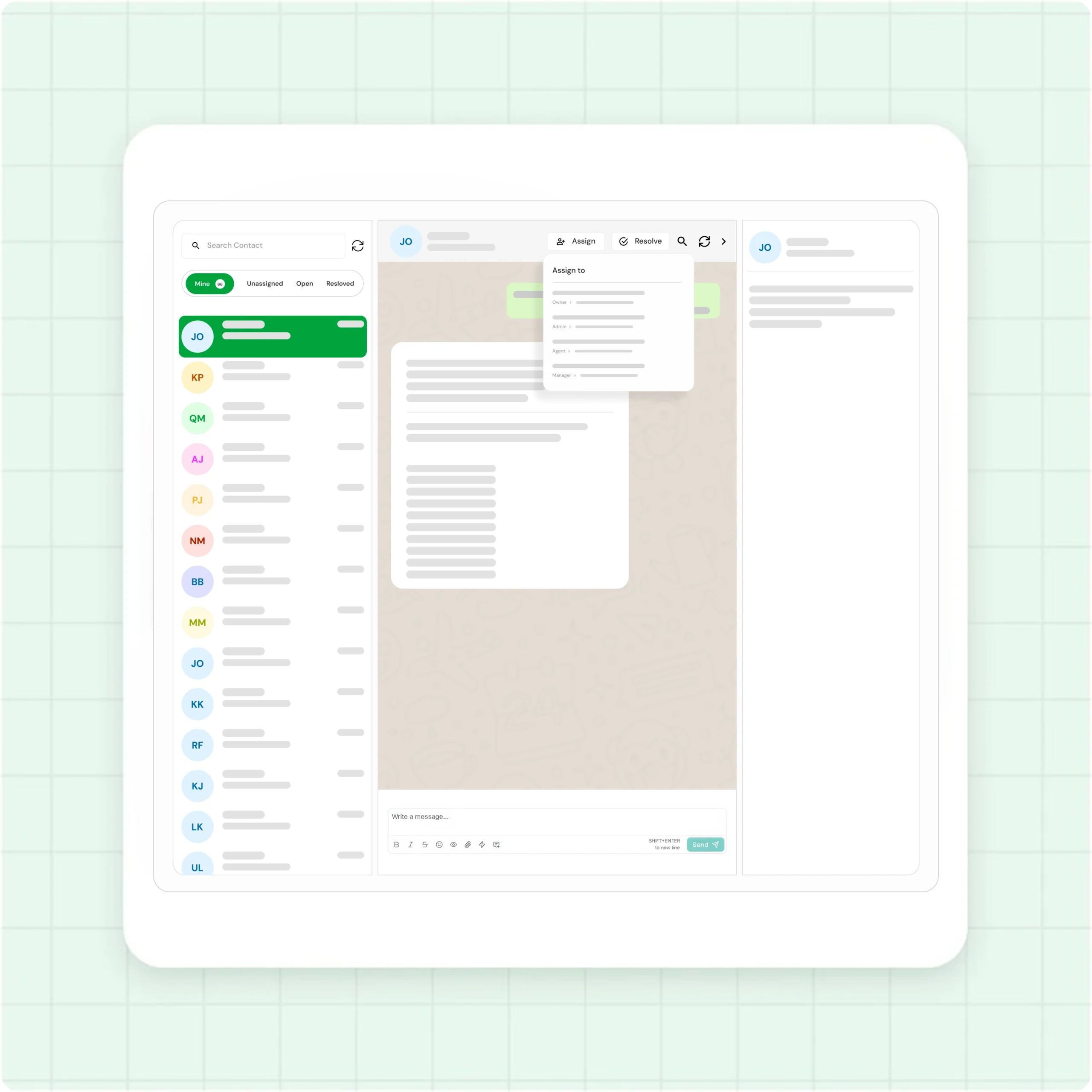Waplify shared team inbox for WhatsApp