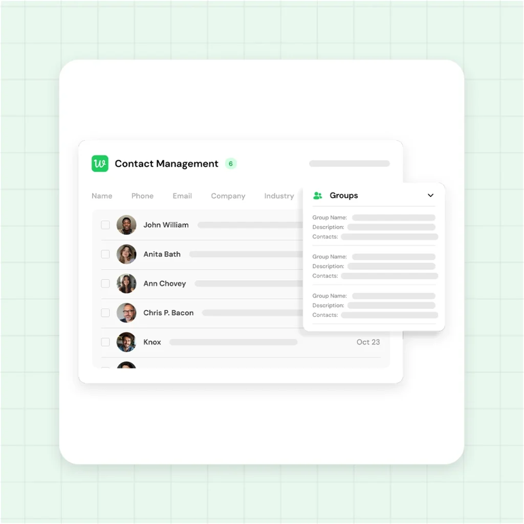 Waplify smart WhatsApp contact management