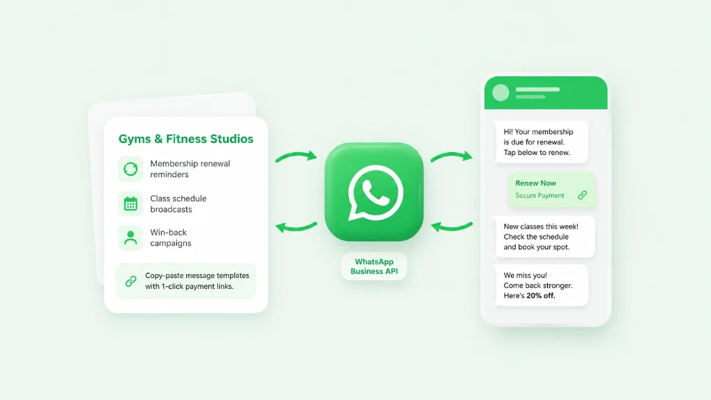 WhatsApp Automation and Member Retention Platform for Gyms and Fitness Studios