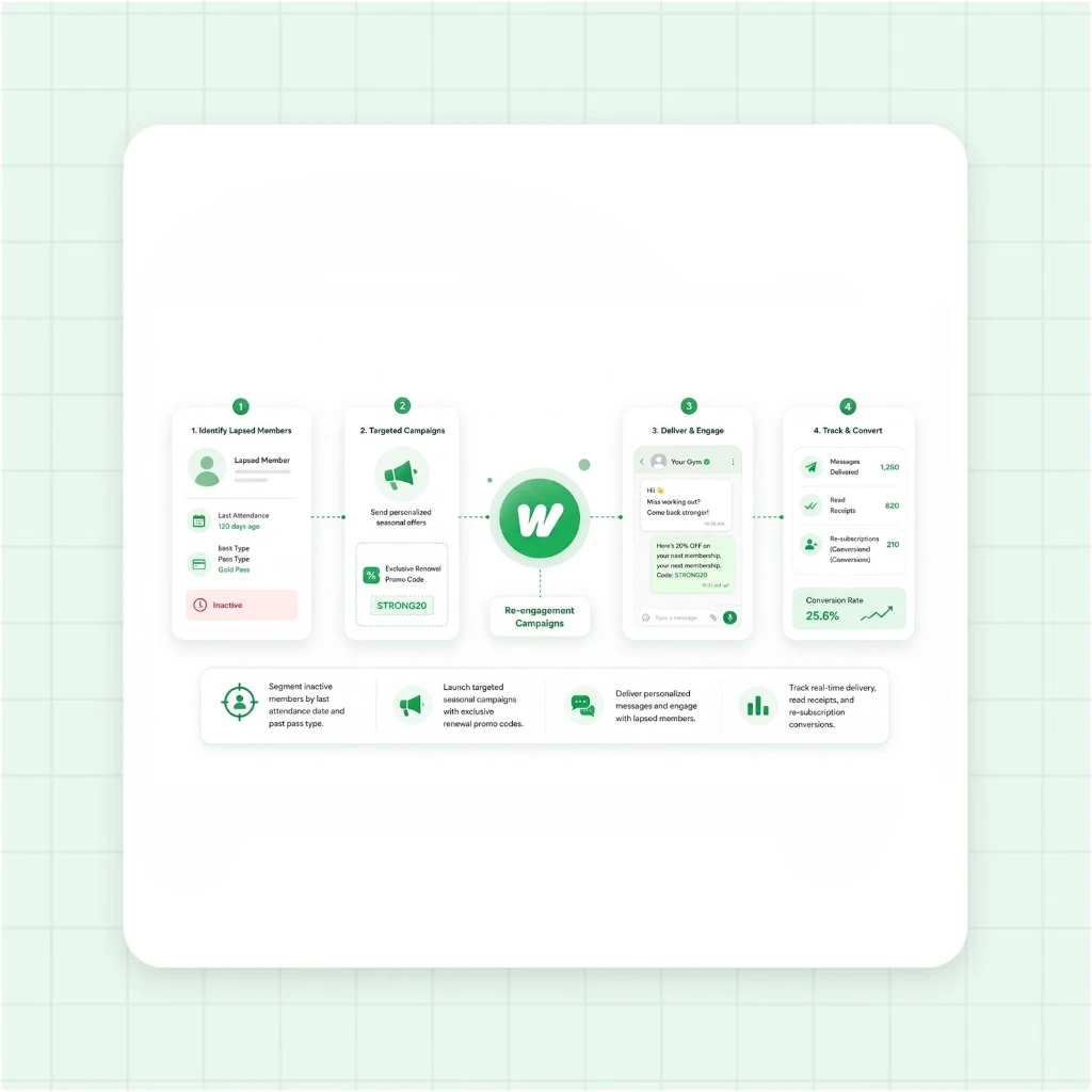 Lapsed Member Win-Back Campaign Flow
