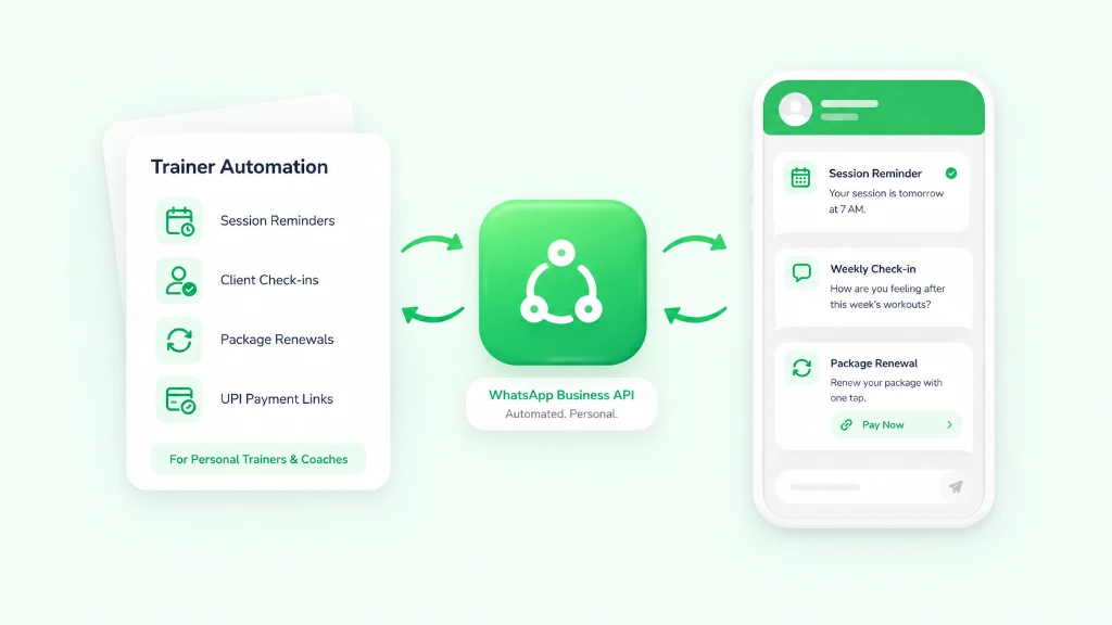 WhatsApp Client Management and Session Renewal Automation for Personal Trainers and Fitness Coaches