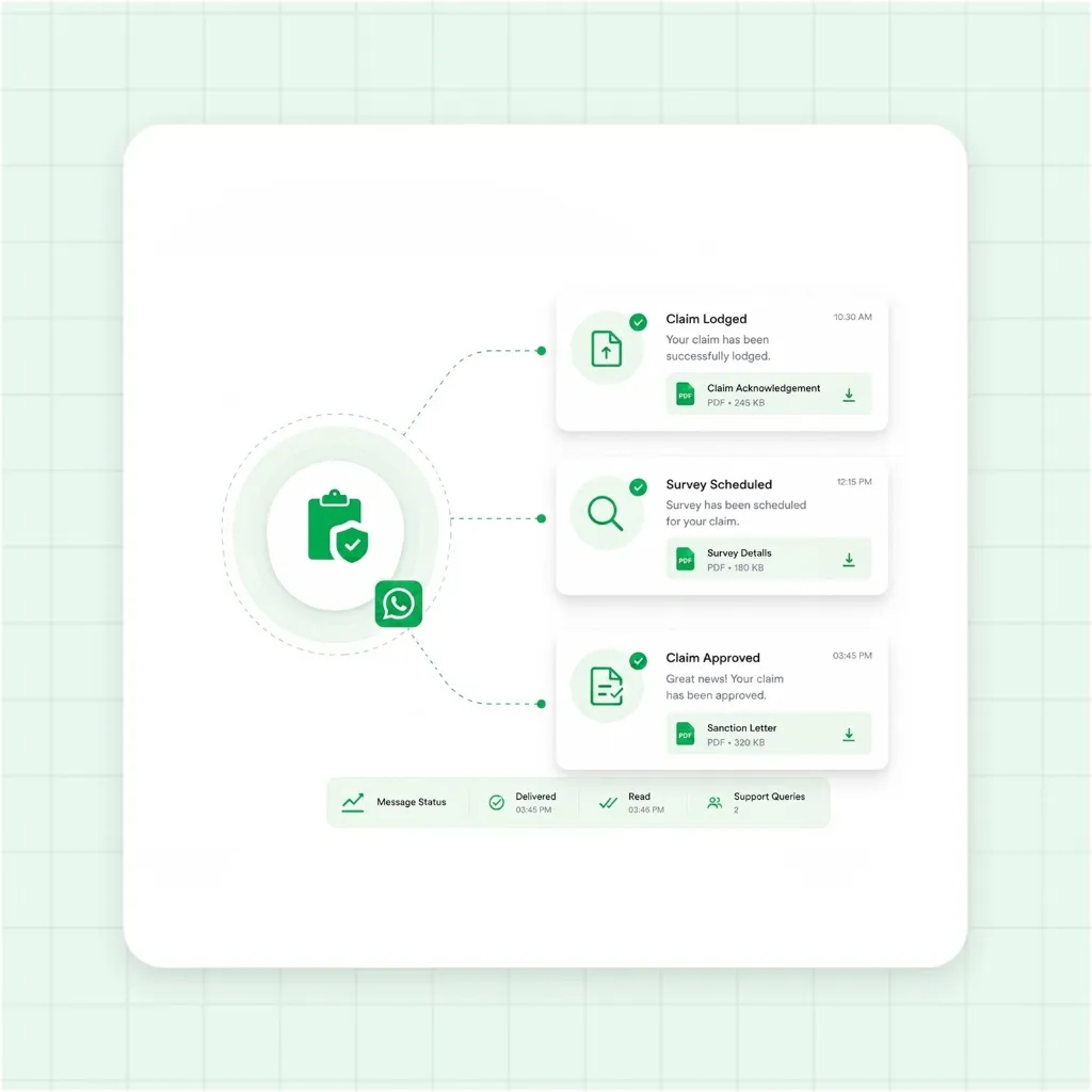 Real-Time Claim and Application Status Update Flow