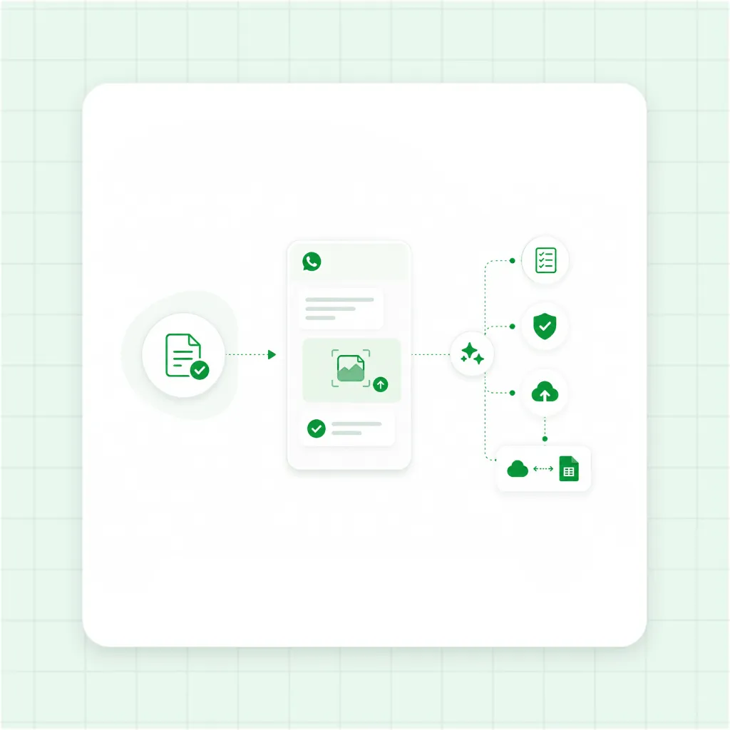 WhatsApp KYC Document Collection and Processing Flow