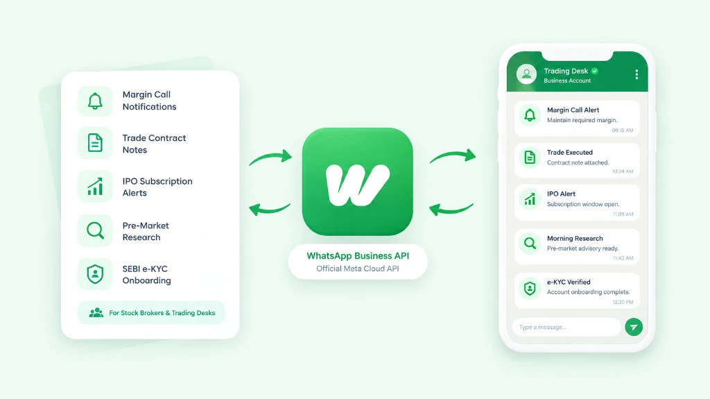 WhatsApp Automation and Client Management for Stock Brokers and Equity Trading Desks