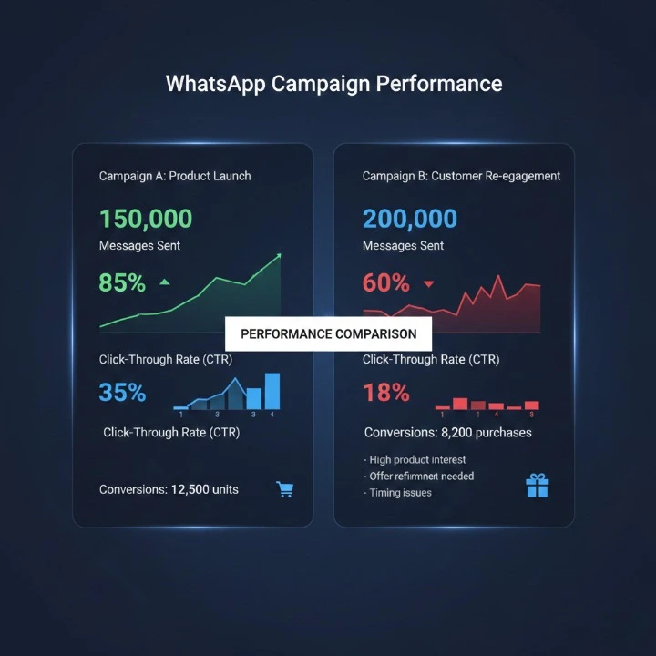 whatsapp report sample