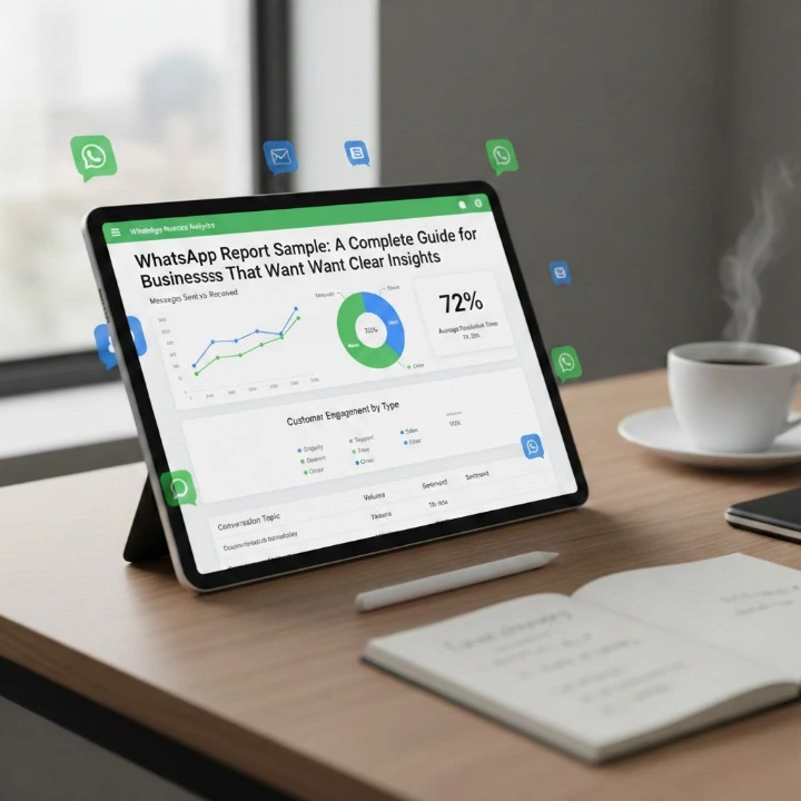 whatsapp report sample